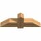 Ekena Millwork Eugene Smooth Timber Gable Bracket, Western Red Cedar, 36"W x 12"H x 5 1/2"D x 5 1/2"F, 8/12 Pitch GBW036X12X0606EUG00SWR - alternate 2